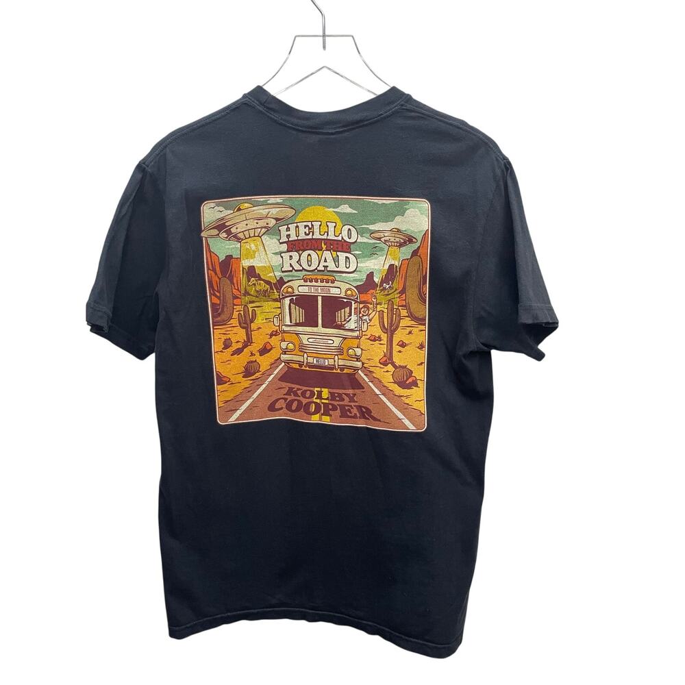 Kolby Cooper Hello From The Road Tee Size Medium